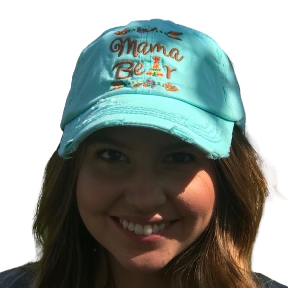 🧢 Mama Bear 🐻 Baseball Cap - Picture 3 of 7